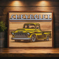 Chevrolet pickup jaune
