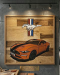 Ford Mustang orange