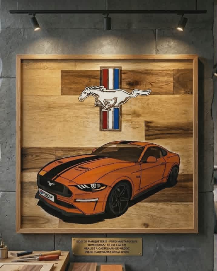 Ford Mustang orange