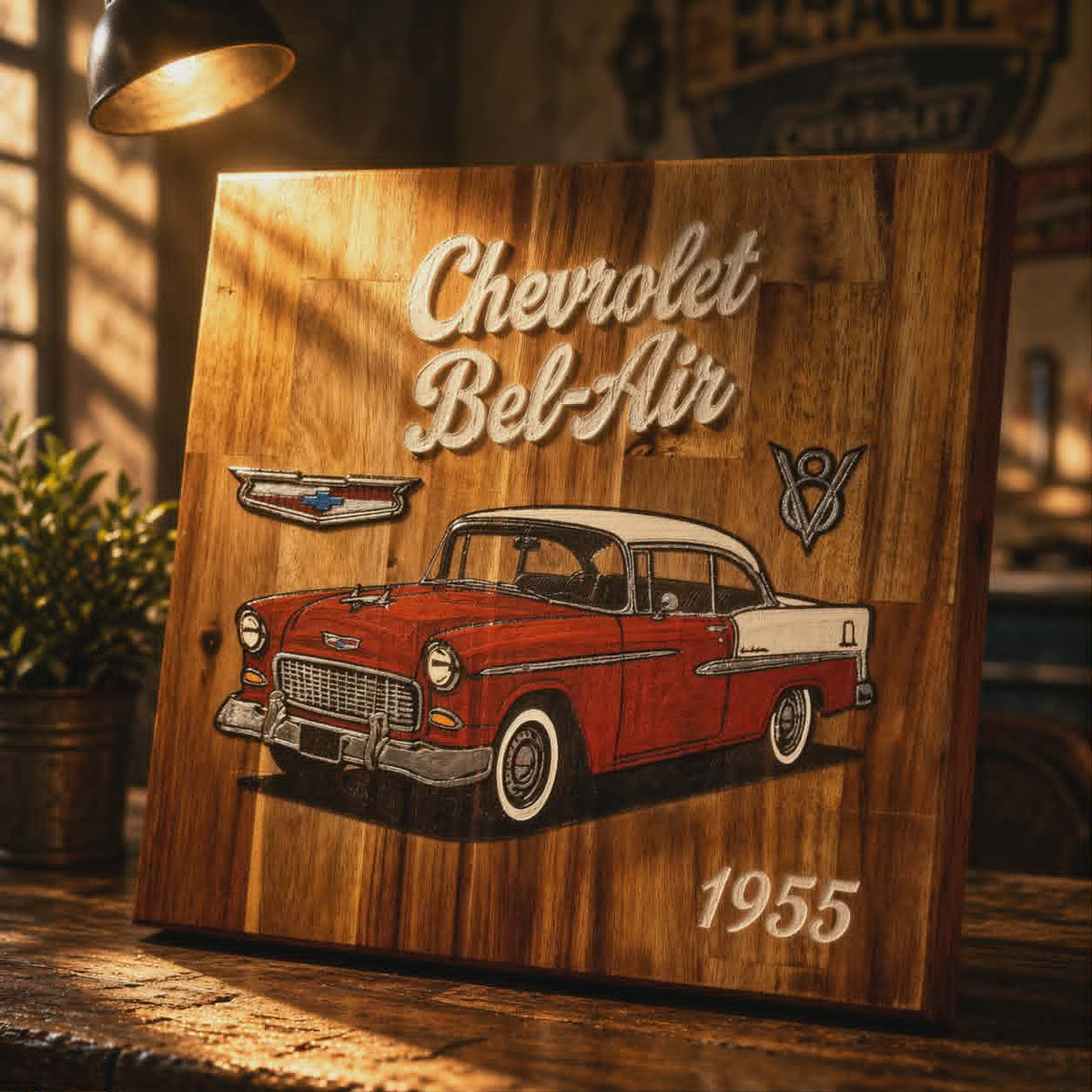 Chevrolet bel air rouge
